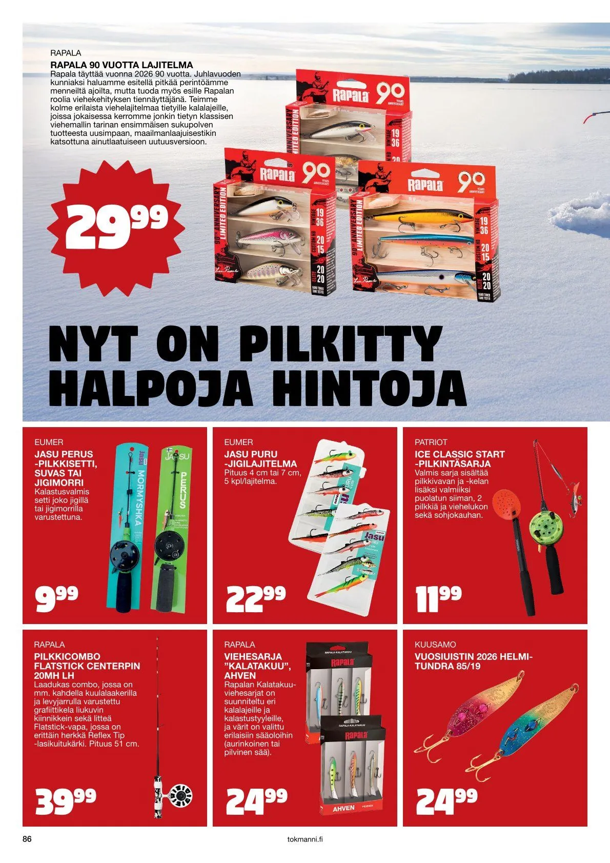  Tokmanni Tarjoukset voimassa alkaen 28. marraskuuta - 24. joulukuuta 2025 - Tarjouslehti sivu 86