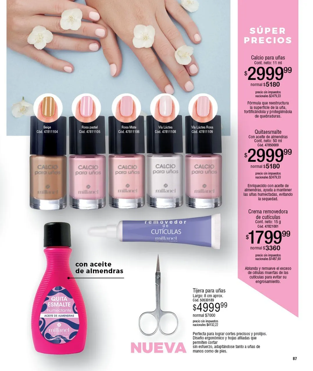 Ofertas de  Ofertas Millanel 15 de septiembre al 19 de octubre 2025 - Página 87 del catálogo