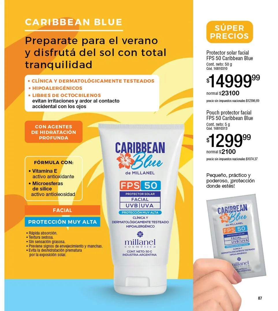 Ofertas de Catalogo Millanel 20 de octubre al 10 de noviembre 2025 - Página 87 del catálogo