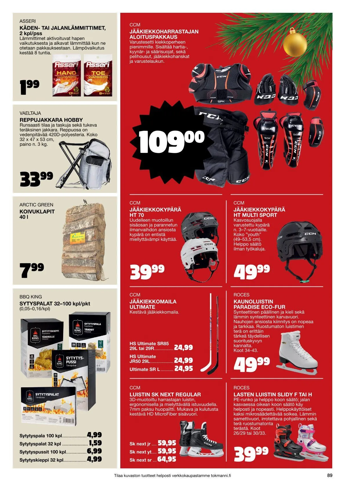 Tokmanni Tarjoukset voimassa alkaen 28. marraskuuta - 24. joulukuuta 2025 - Tarjouslehti sivu 89