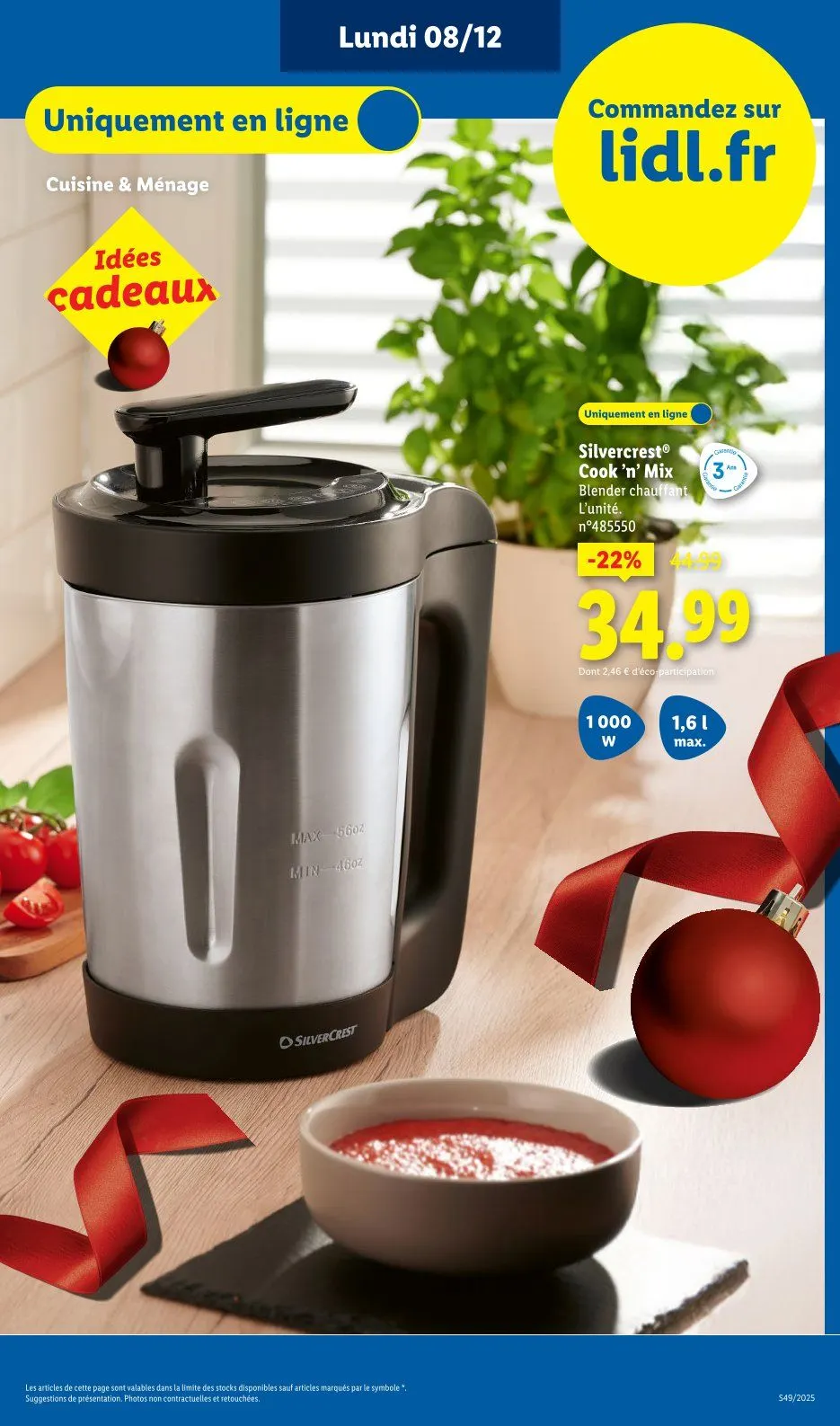 Lidl Tarjoukset voimassa alkaen 4. joulukuuta - 10. joulukuuta 2025 - Tarjouslehti sivu 89