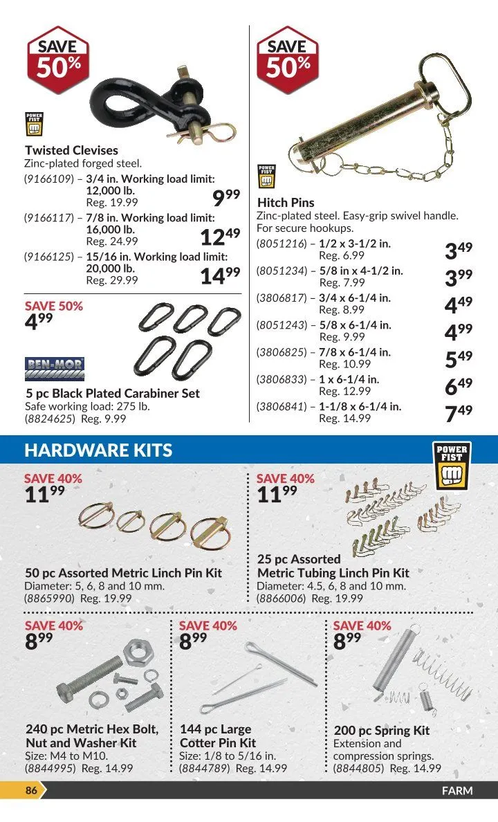Princess Auto Sales from March 25 to April 6 2025 - flyer page 84