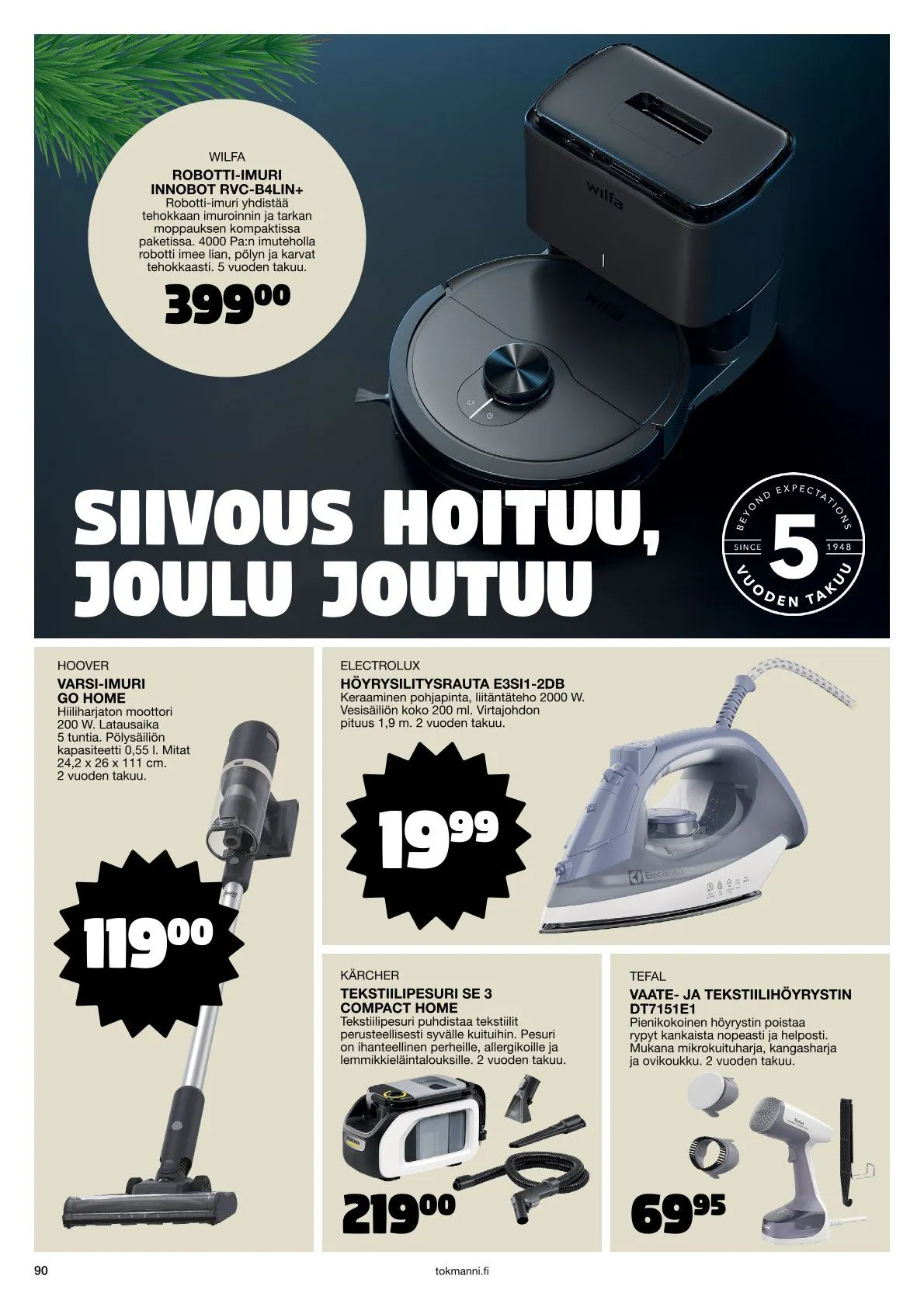 Tokmanni Tarjoukset voimassa alkaen 28. marraskuuta - 24. joulukuuta 2025 - Tarjouslehti sivu 90