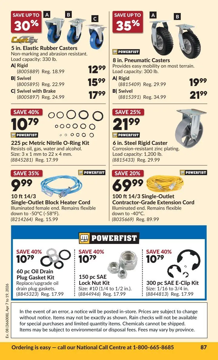 Princess Auto Sales from April 7 to April 19 2026 - flyer page 95