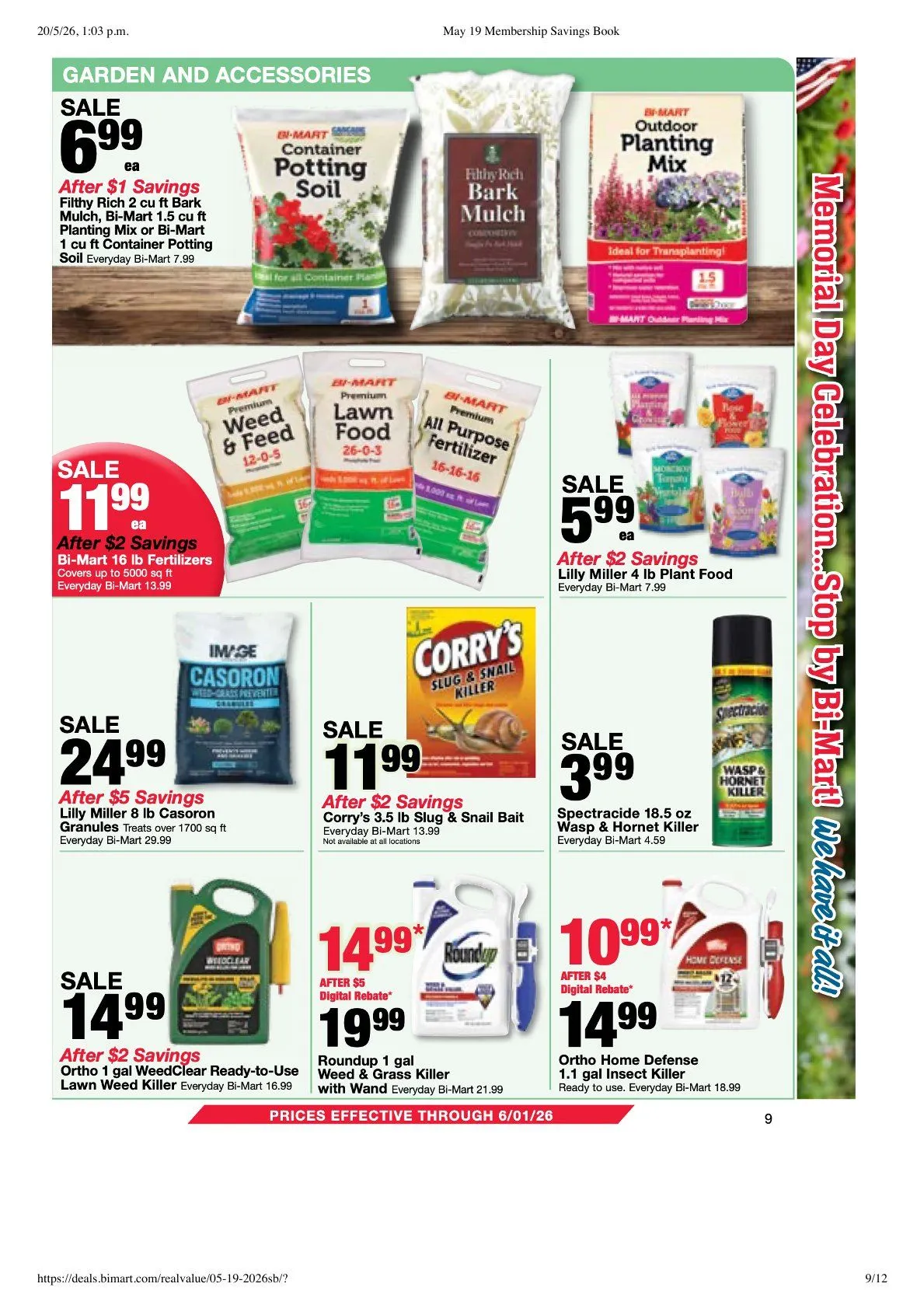 Weekly ad Bi-Mart Sales from May 19 to June 1 2026 - Page 9