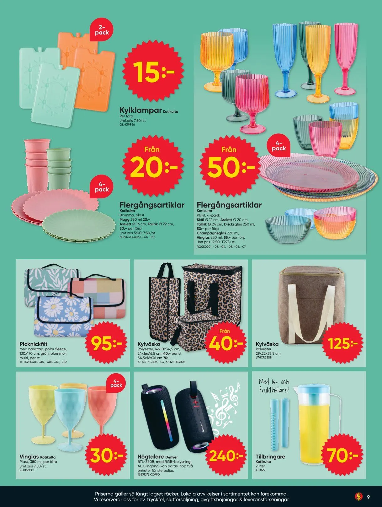 Senaste DollarStore erbjudanden från 20 april till 26 april 2026 - Reklamblad sidor 9