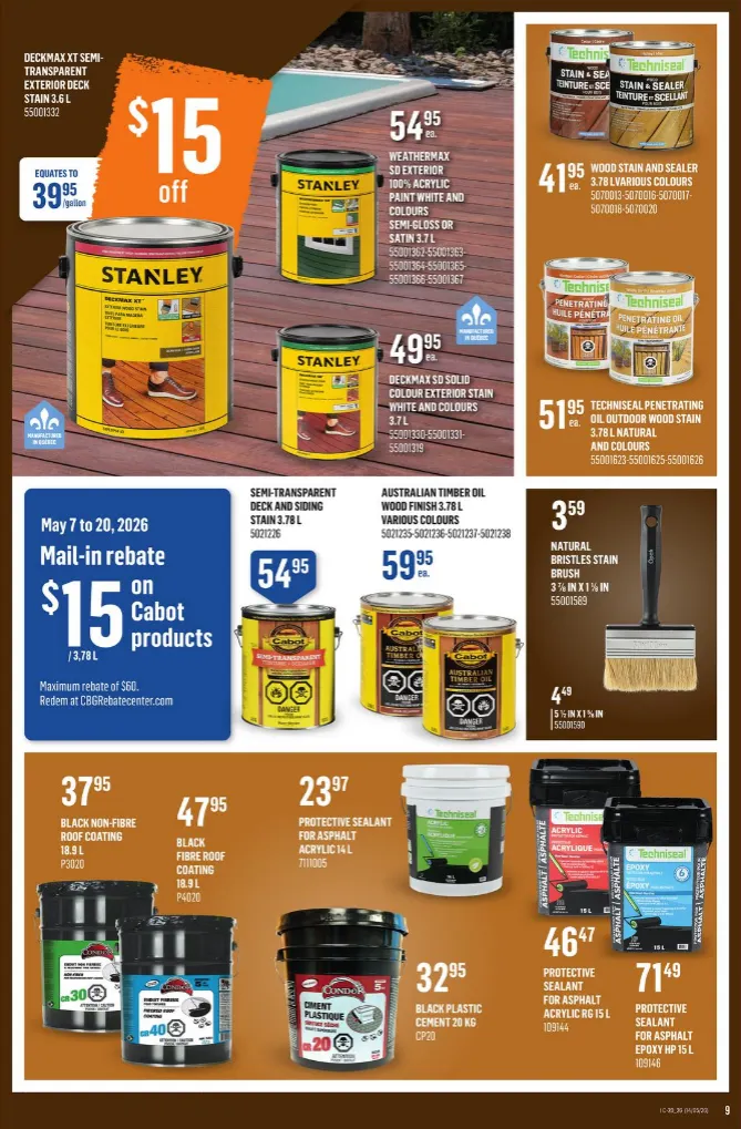 Canac Sales from May 14 to May 20 2026 - flyer page 9