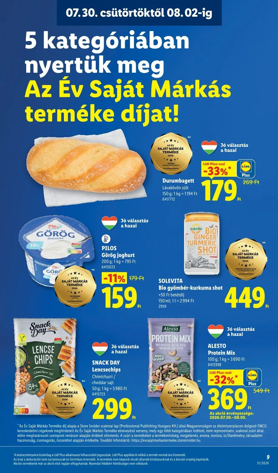 Katalógus Lidl  július 30.-tól augusztus 8.-ig 2026. - Oldal 9
