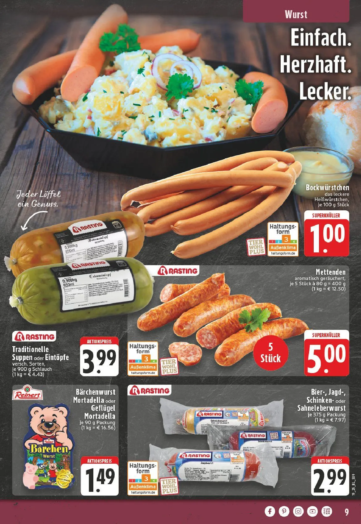 Edeka Prospekt von 5. Mai bis 10. Mai 2025 - Prospekt seite 9