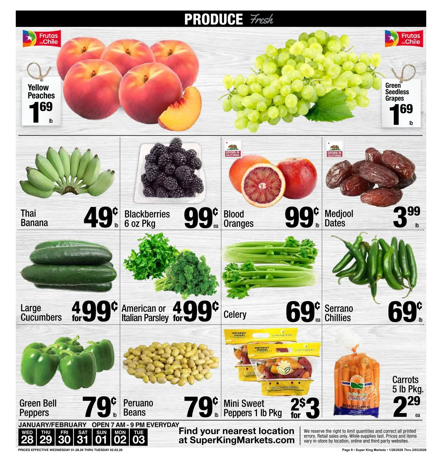 Weekly promotion  Super King Markets Sales spanning from January 28 to February 3 2026 - Page 9 for Catalogue 365