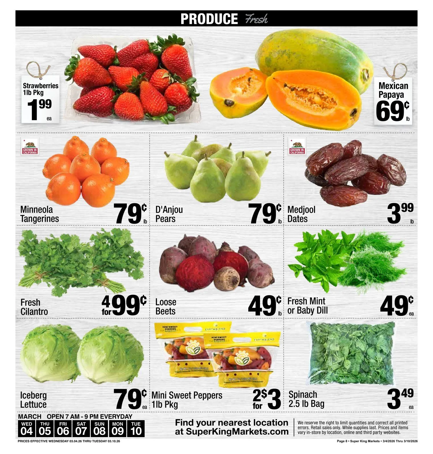 Weekly ad Super King Markets Sales from March 4 to March 10 2026 - Page 9