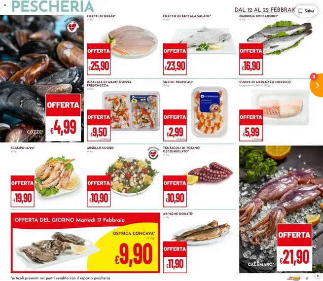  Volantini Pan da 12 febbraio a 22 febbraio di 2026 - Pagina del volantino 9