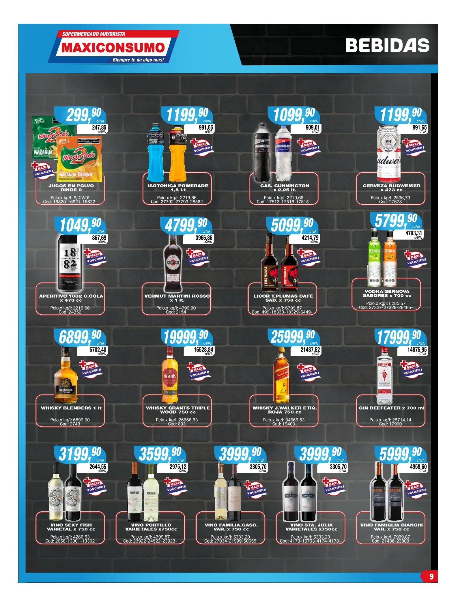 Ofertas de Maxiconsumo Ofertas 19 de mayo al 25 de mayo 2025 - Página 9 del catálogo