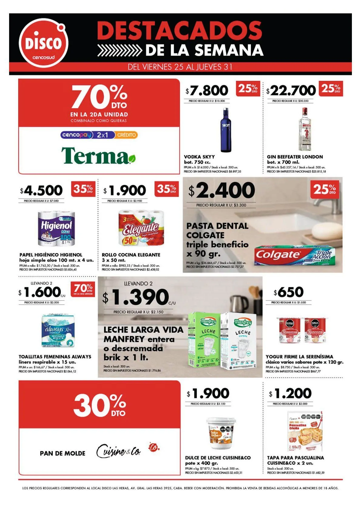 Ofertas de Ofertas Disco 25 de julio al 27 de julio 2025 - Página 9 del catálogo