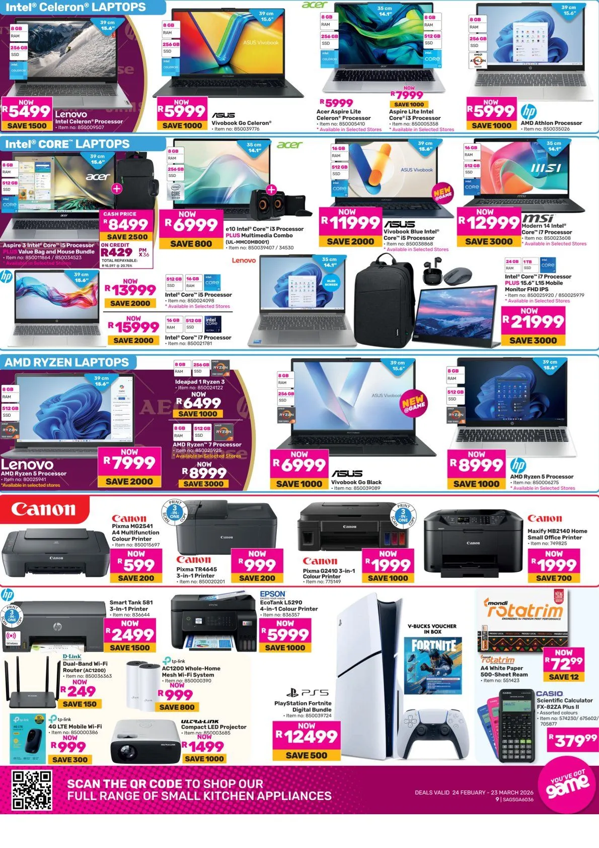  Game Sales from 24 February to 23 March 2026 - Catalogue Page 9