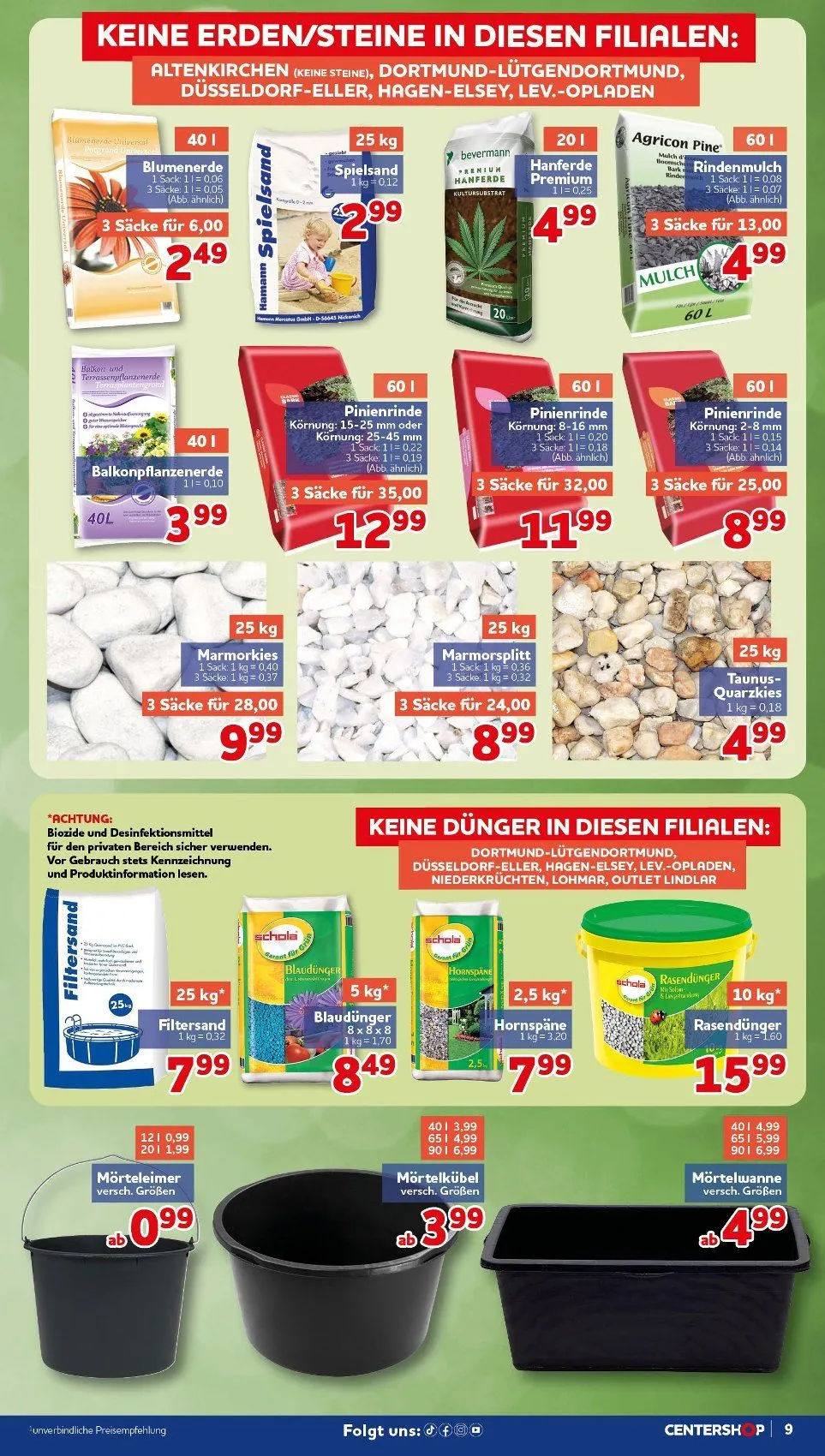 CENTERSHOP Angebote von 18. Mai bis 23. Mai 2026 - Prospekt seite 9