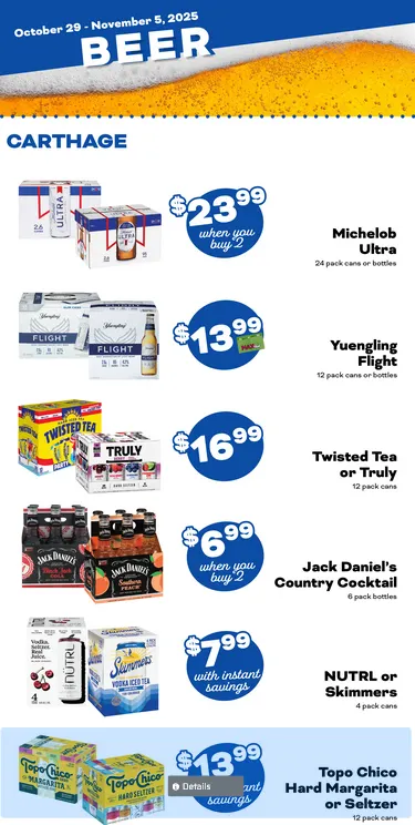 Weekly ad County Market Sales from October 29 to November 6 2025 - Page 5