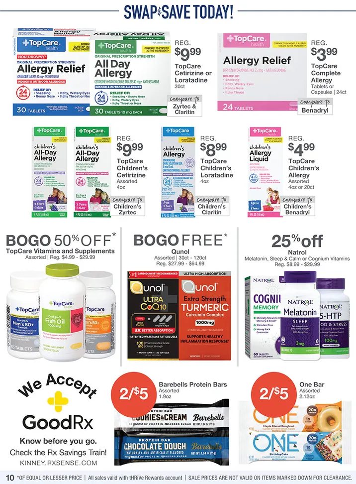 Weekly ad Kinney Drugs Sales from June 21 to June 27 2026 - Page 9