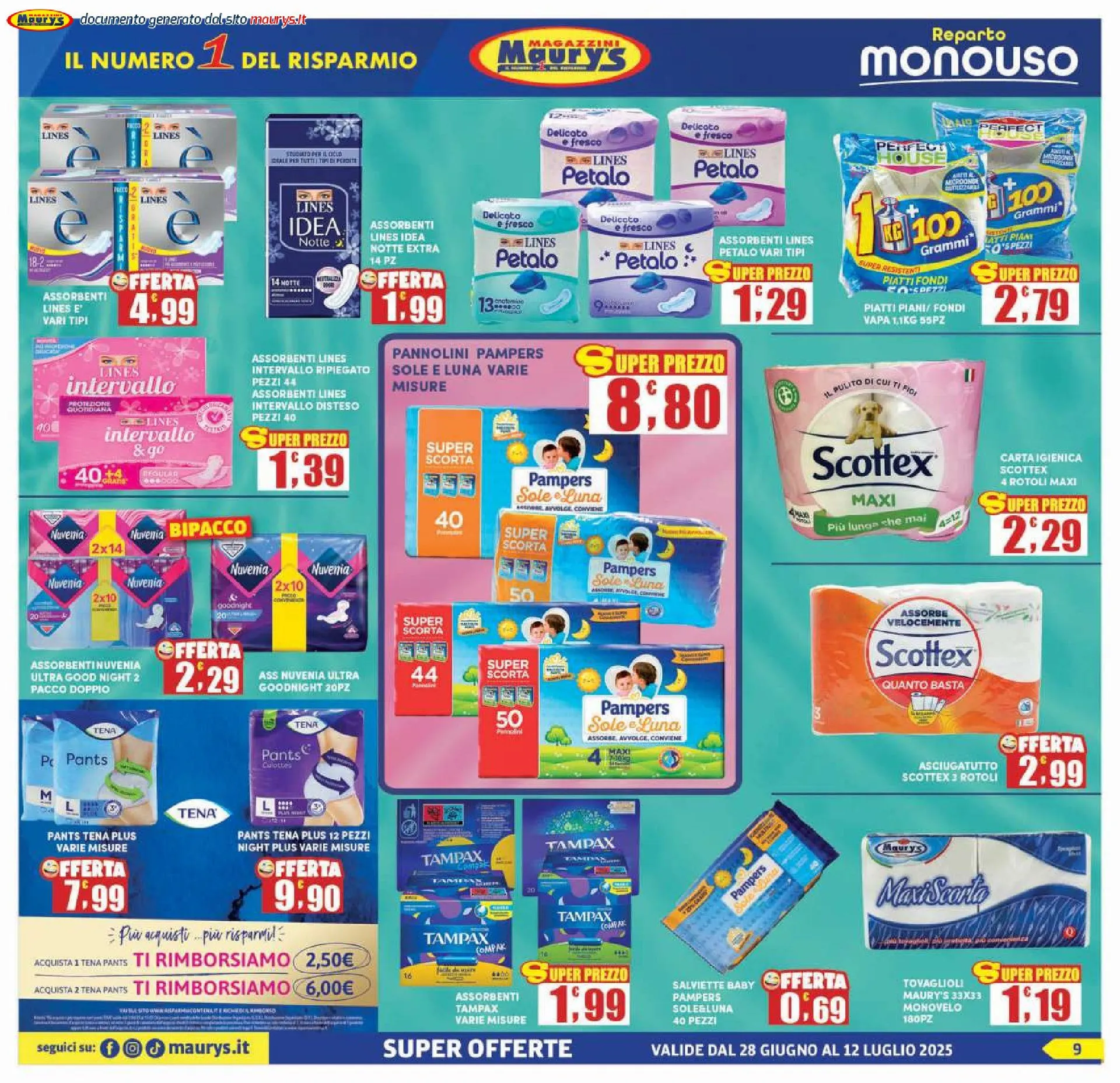 Maury's Promozione da 28 giugno a 12 luglio di 2025 - Pagina del volantino 9