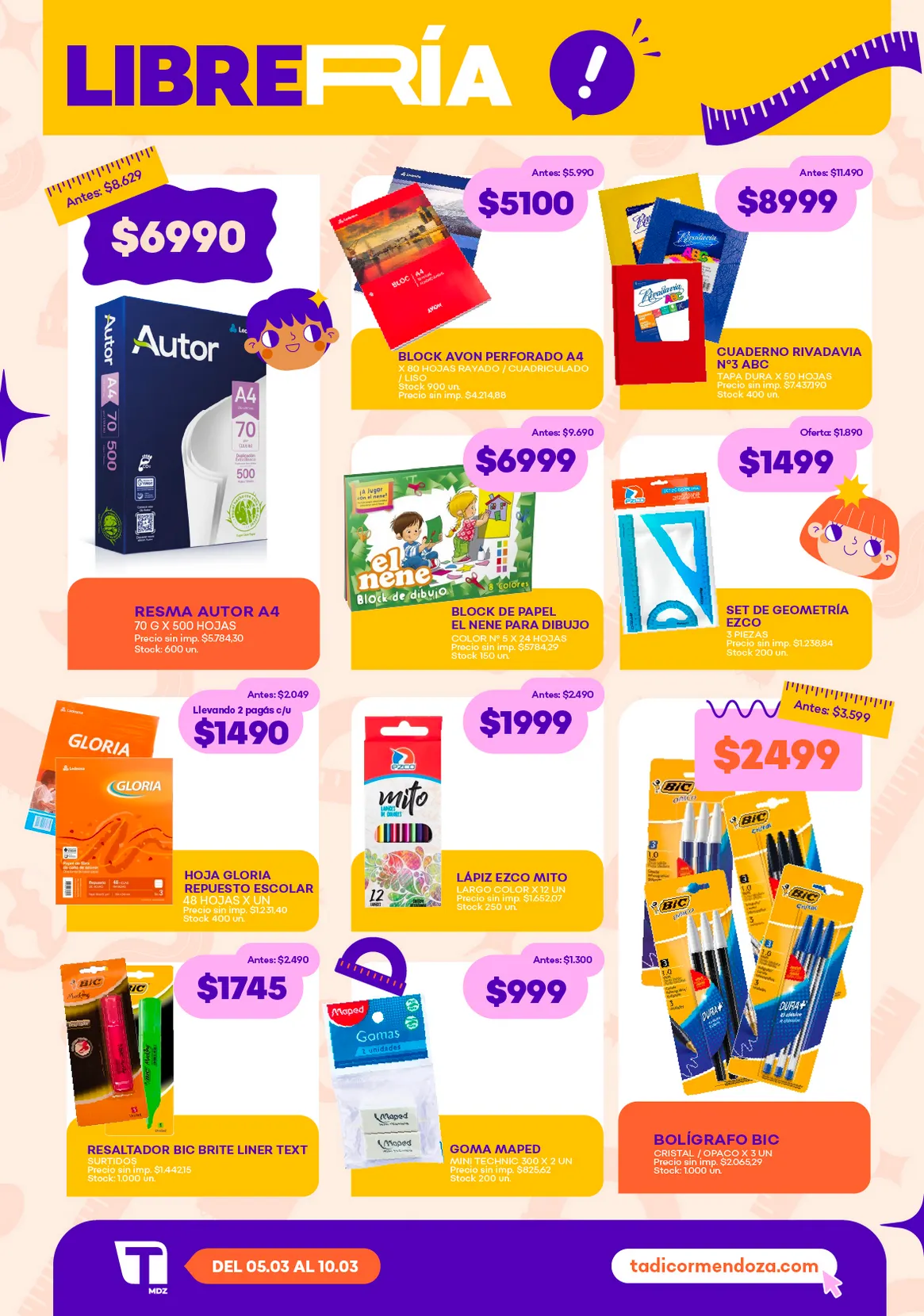 Ofertas de  Supermercados Tadicor Ofertas 5 de marzo al 10 de marzo 2026 - Página 9 del catálogo