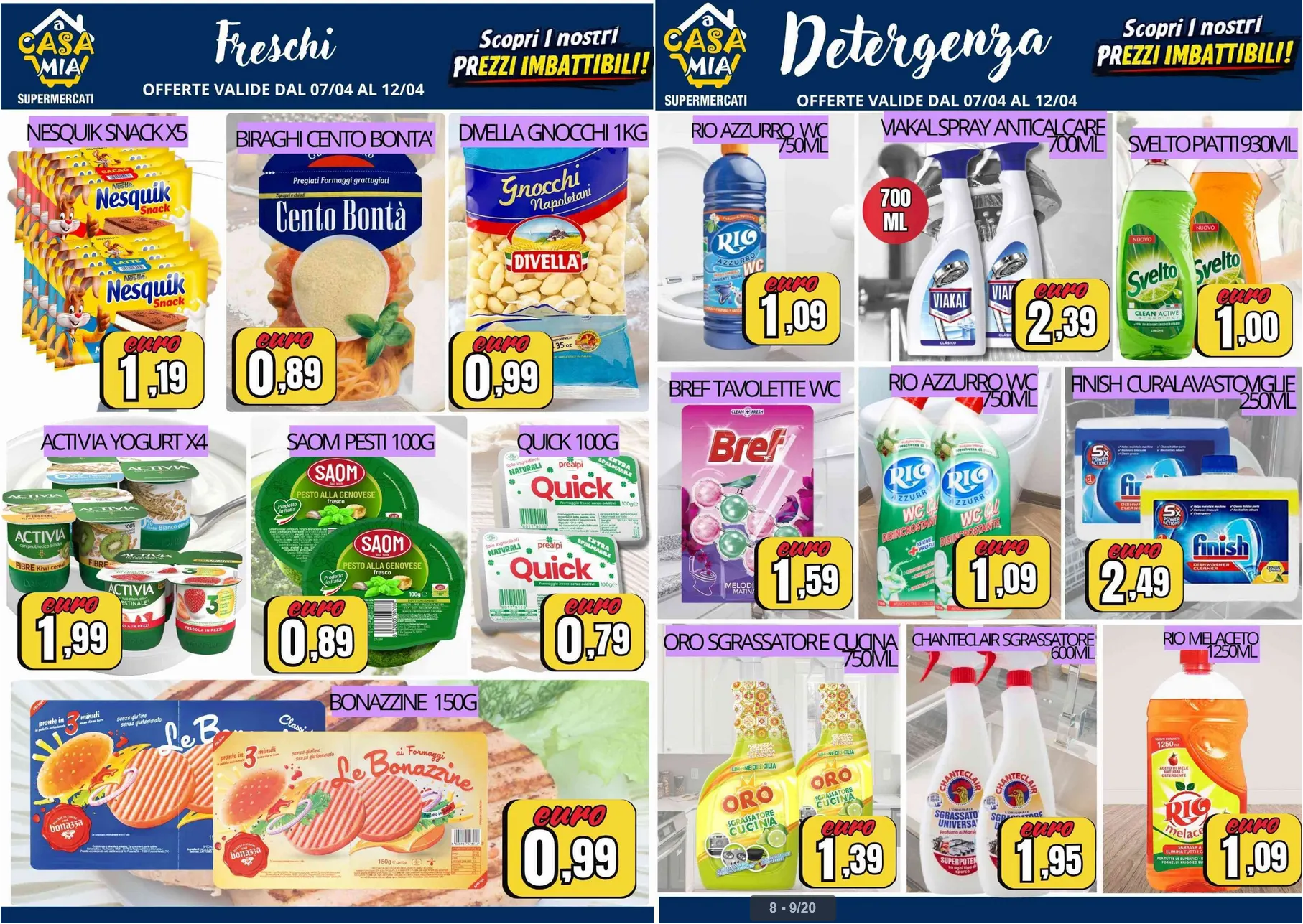 Volantini A Casa Mia da 7 aprile a 12 aprile di 2026 - Pagina del volantino 9