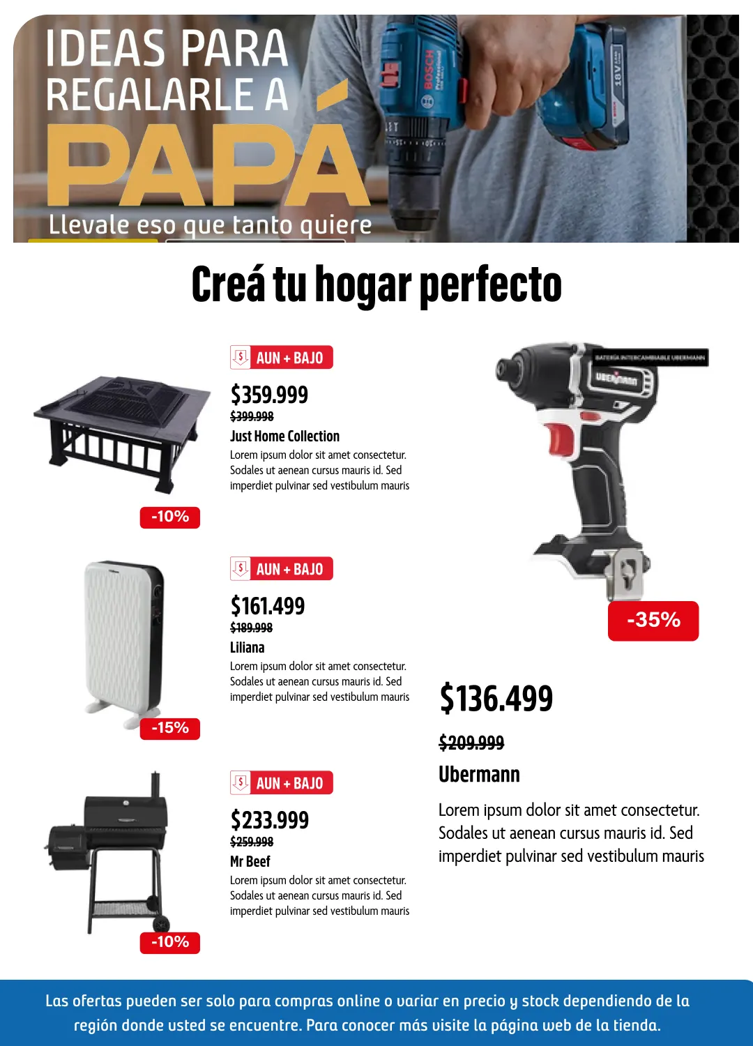 Ofertas de  Sodimac Ofertas dia del padre 9 de junio al 28 de junio 2026 - Página 9 del catálogo