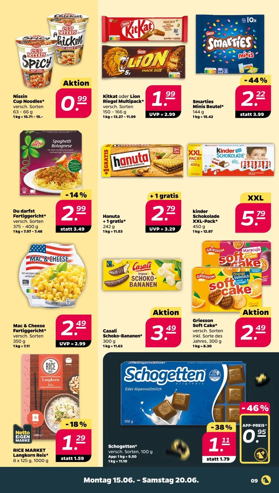 Netto Prospekte von 15. Juni bis 20. Juni 2026 - Prospekt seite 9