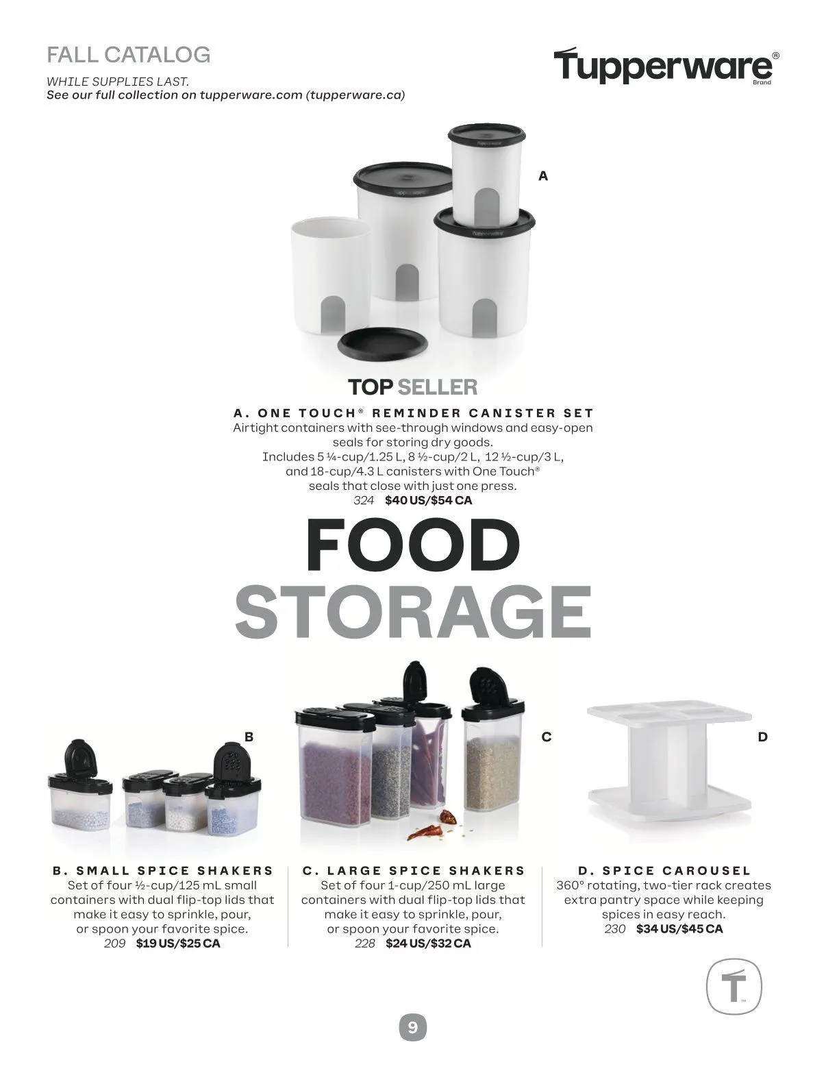 Tupperware Catalogue du 1 octobre au 31 décembre 2025 - Catalogue page 9