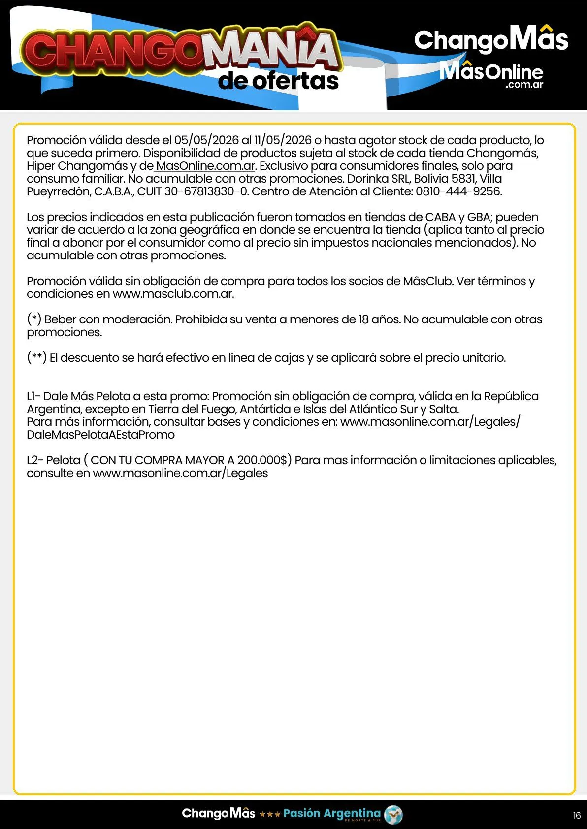 Ofertas de  Changomas Ofertas 5 de mayo al 11 de mayo 2026 - Página 9 del catálogo