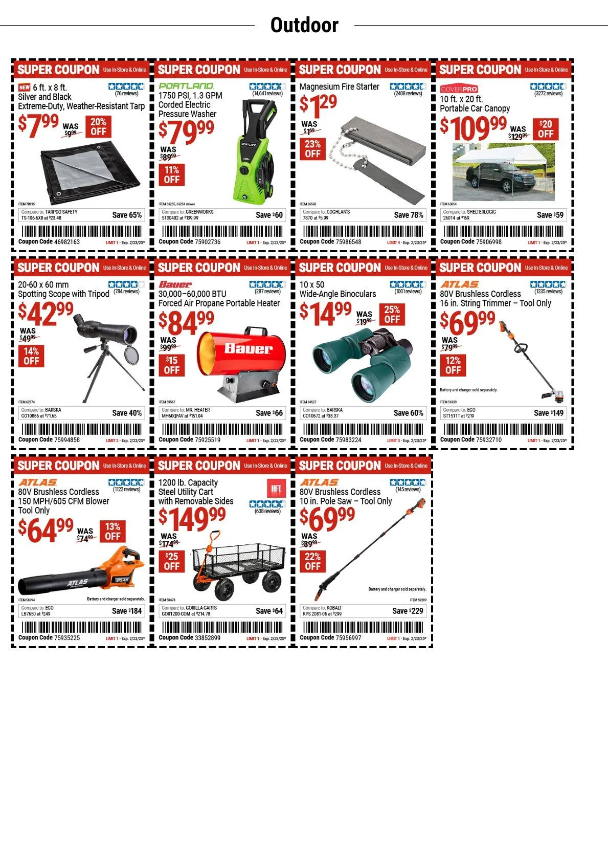 Weekly ad Harbor Freight weekly ads from February 14 to February 26 2025 - Page 9