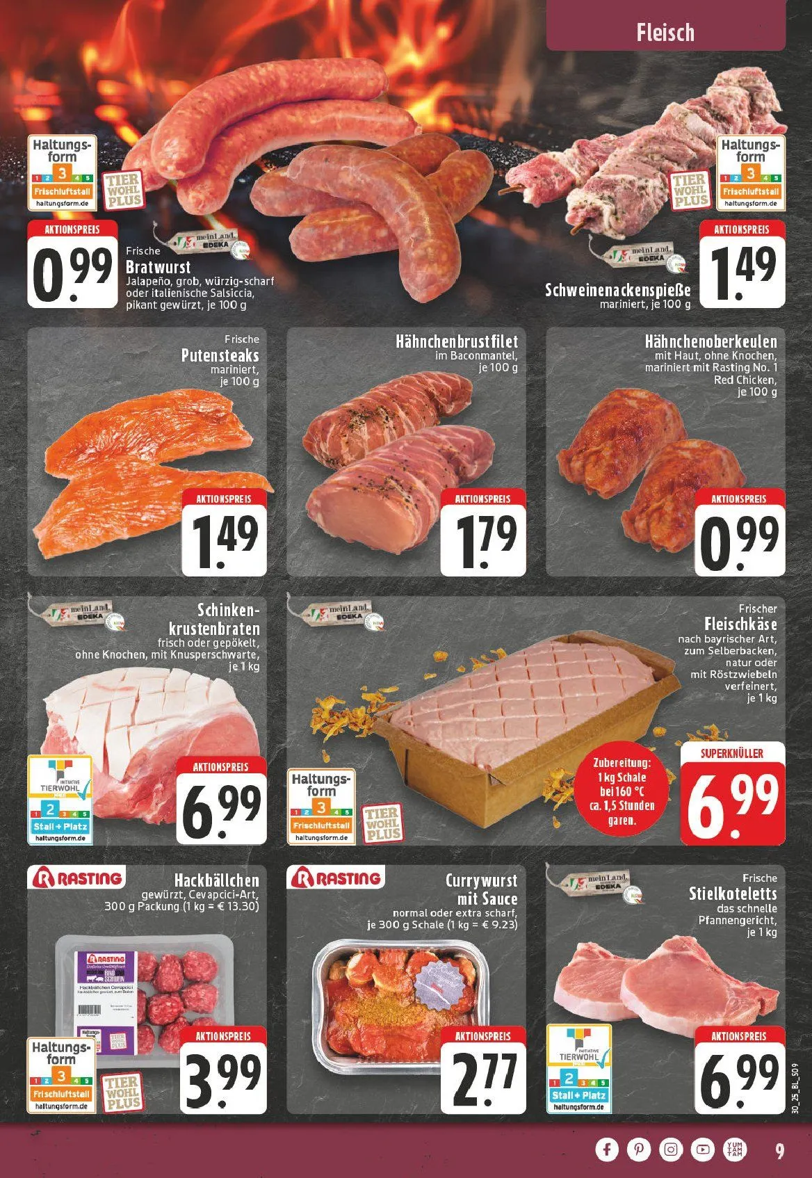 Edeka Prospekte von 21. Juli bis 26. Juli 2025 - Prospekt seite 9