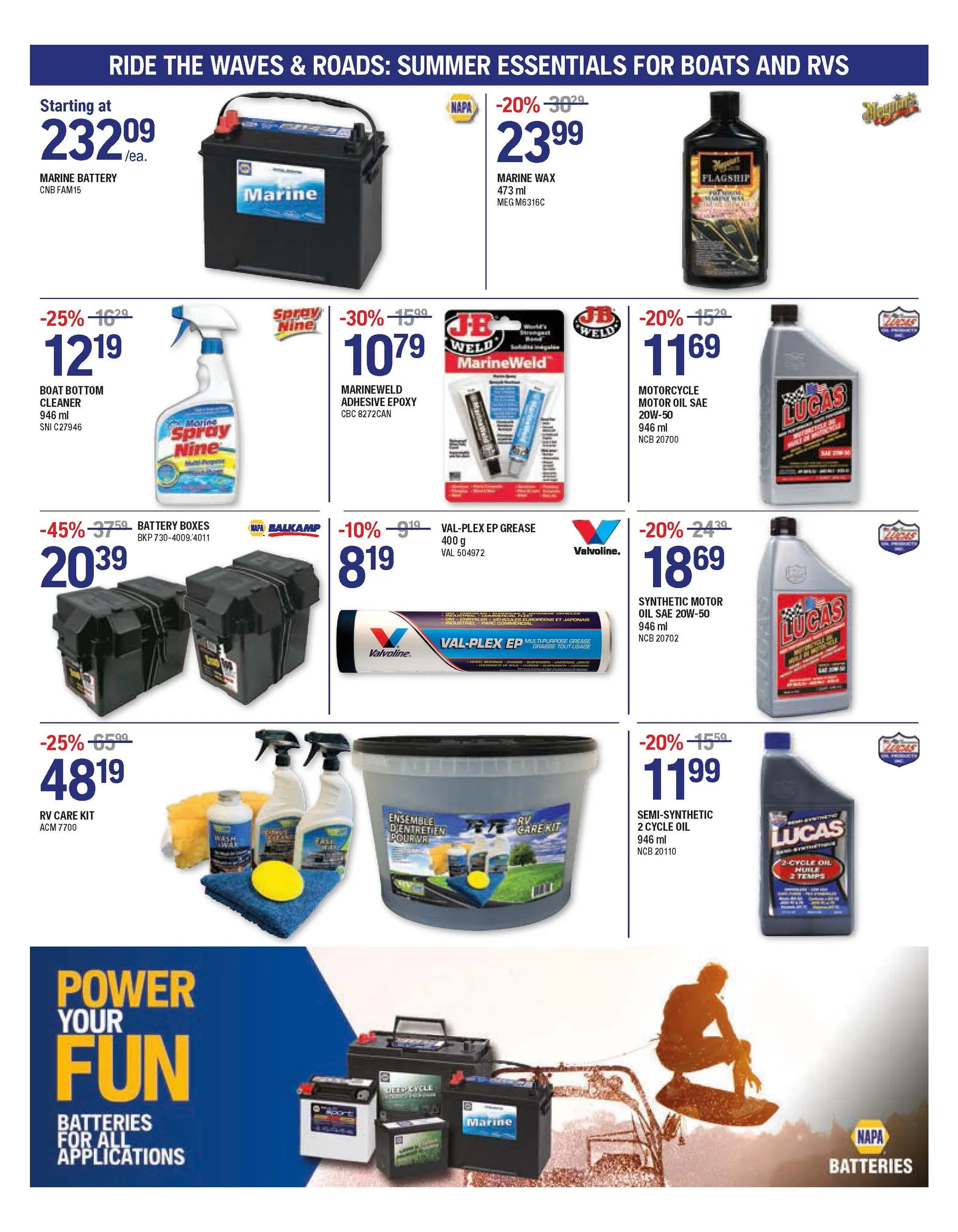 Napa Auto Parts Sales from June 1 to July 1 2025 - flyer page 9