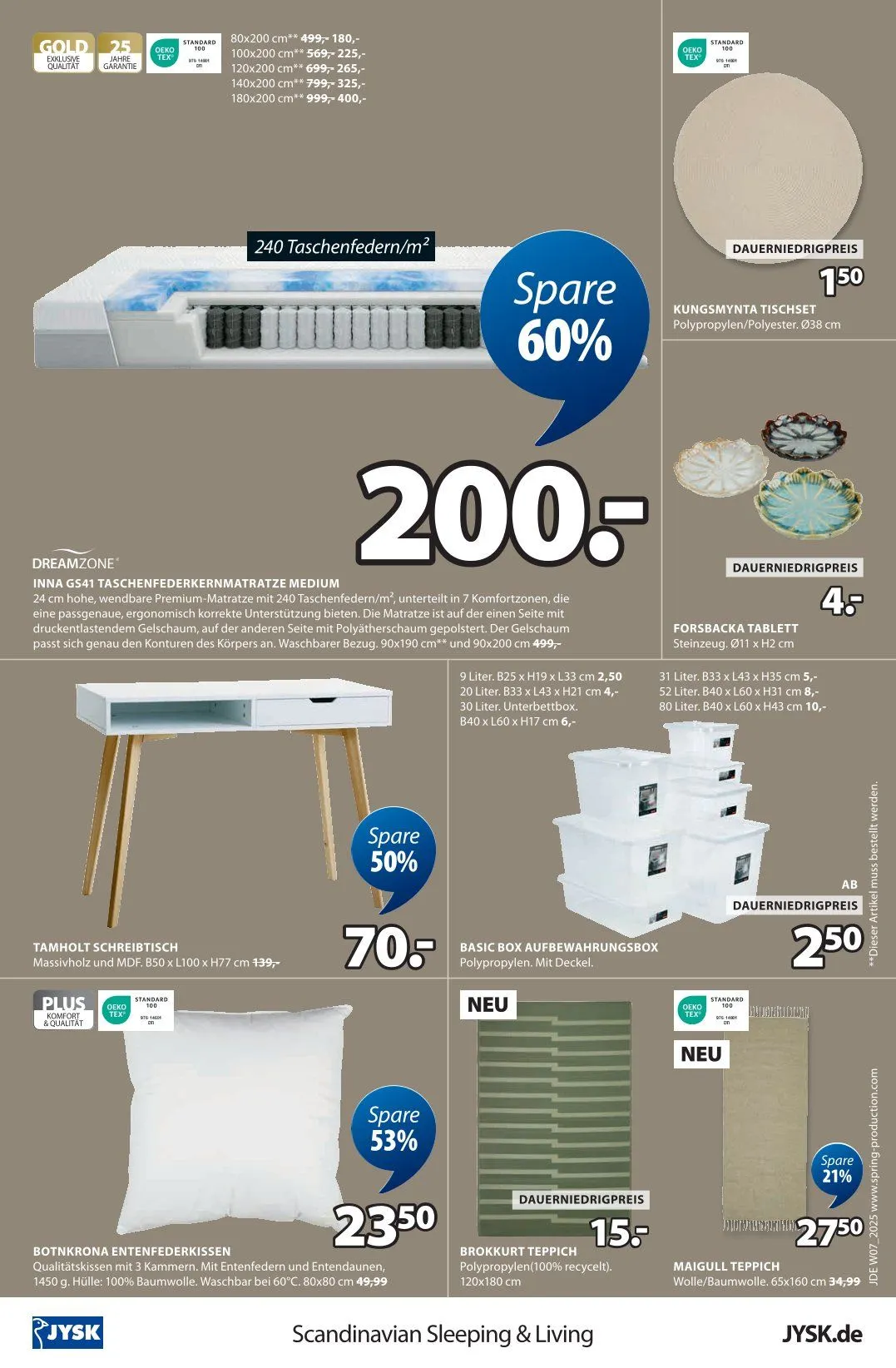 JYSK Angebote von 16. Februar bis 29. März 2025 - Prospekt seite 9