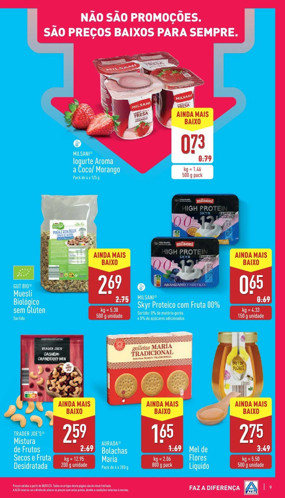 Folheto Aldi Ofertas de 8 de janeiro até 14 de janeiro 2025 - Pagina 9