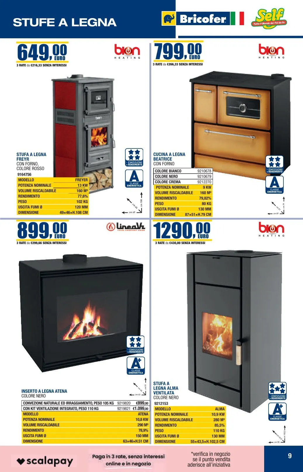  Volantini Bricofer da 29 dicembre a 20 gennaio di 2026 - Pagina del volantino 9