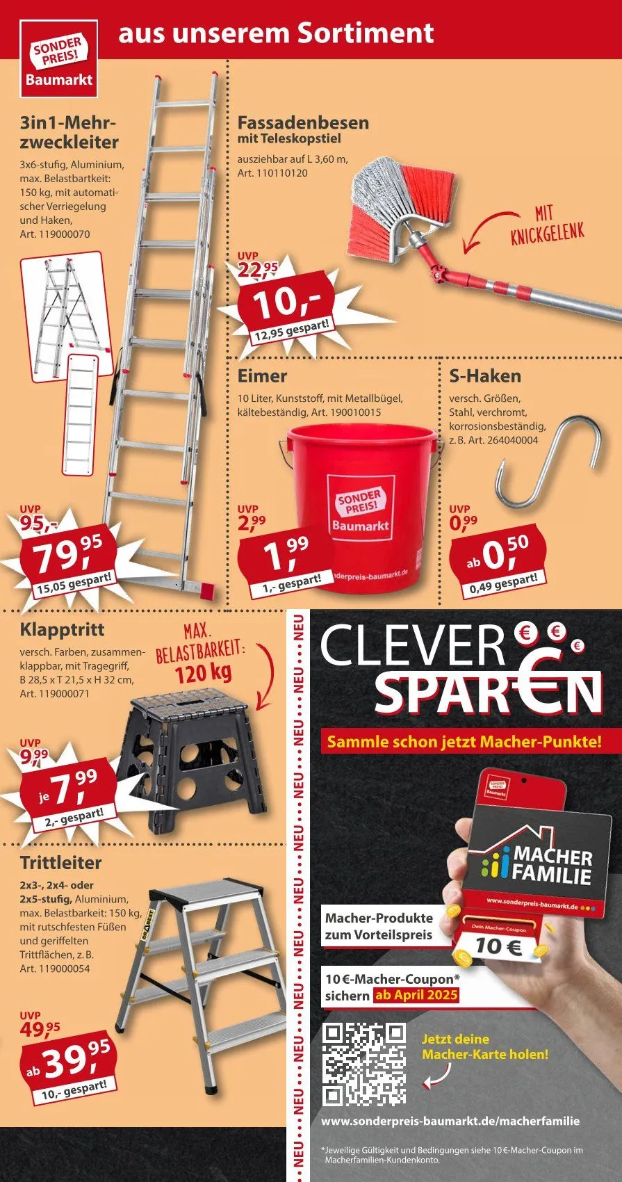 Sonderpreis-Baumarkt Deals von 31. März bis 4. April 2025 - Prospekt seite 9