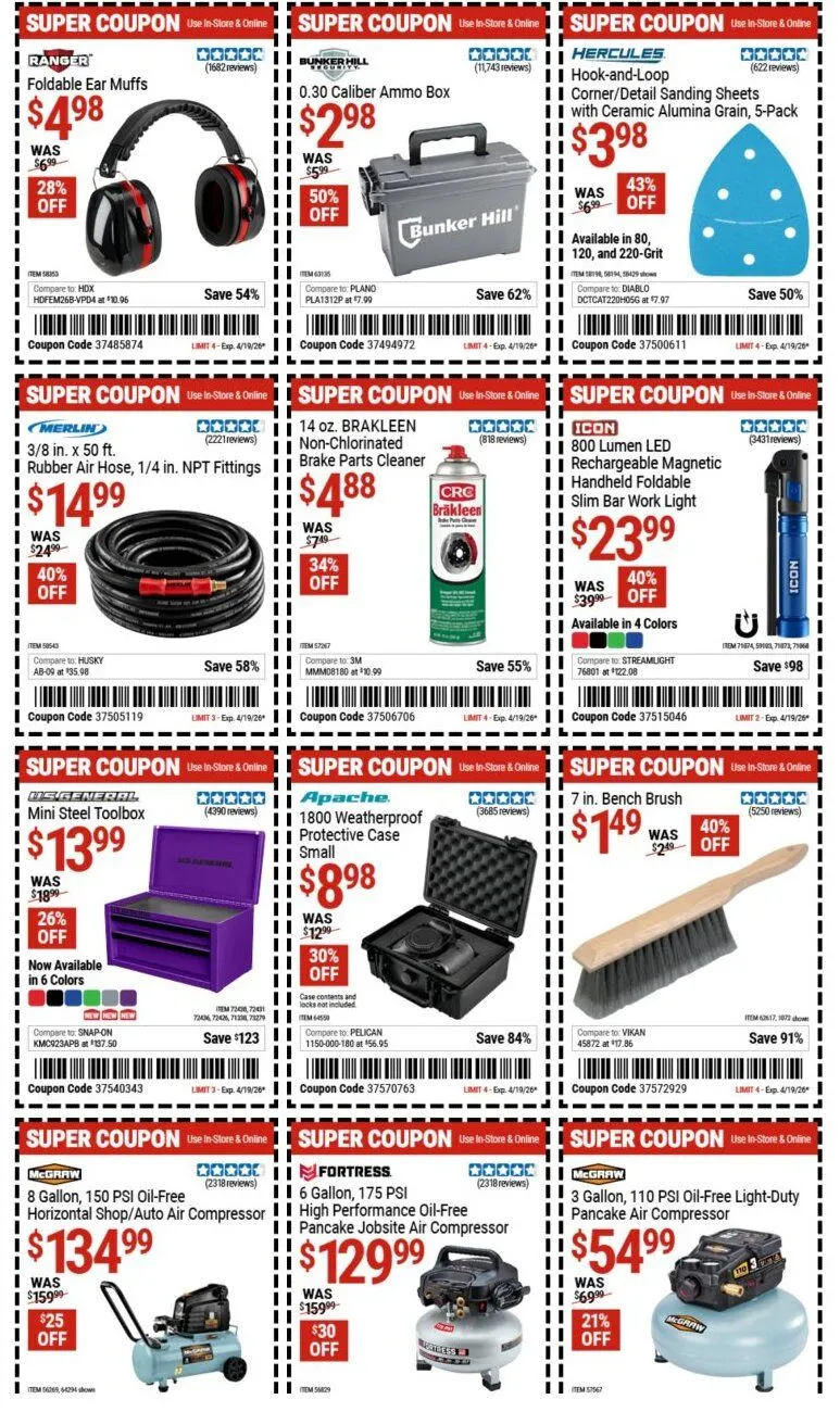Weekly ad Harbor Freight weekly ads from April 13 to April 19 2026 - Page 9