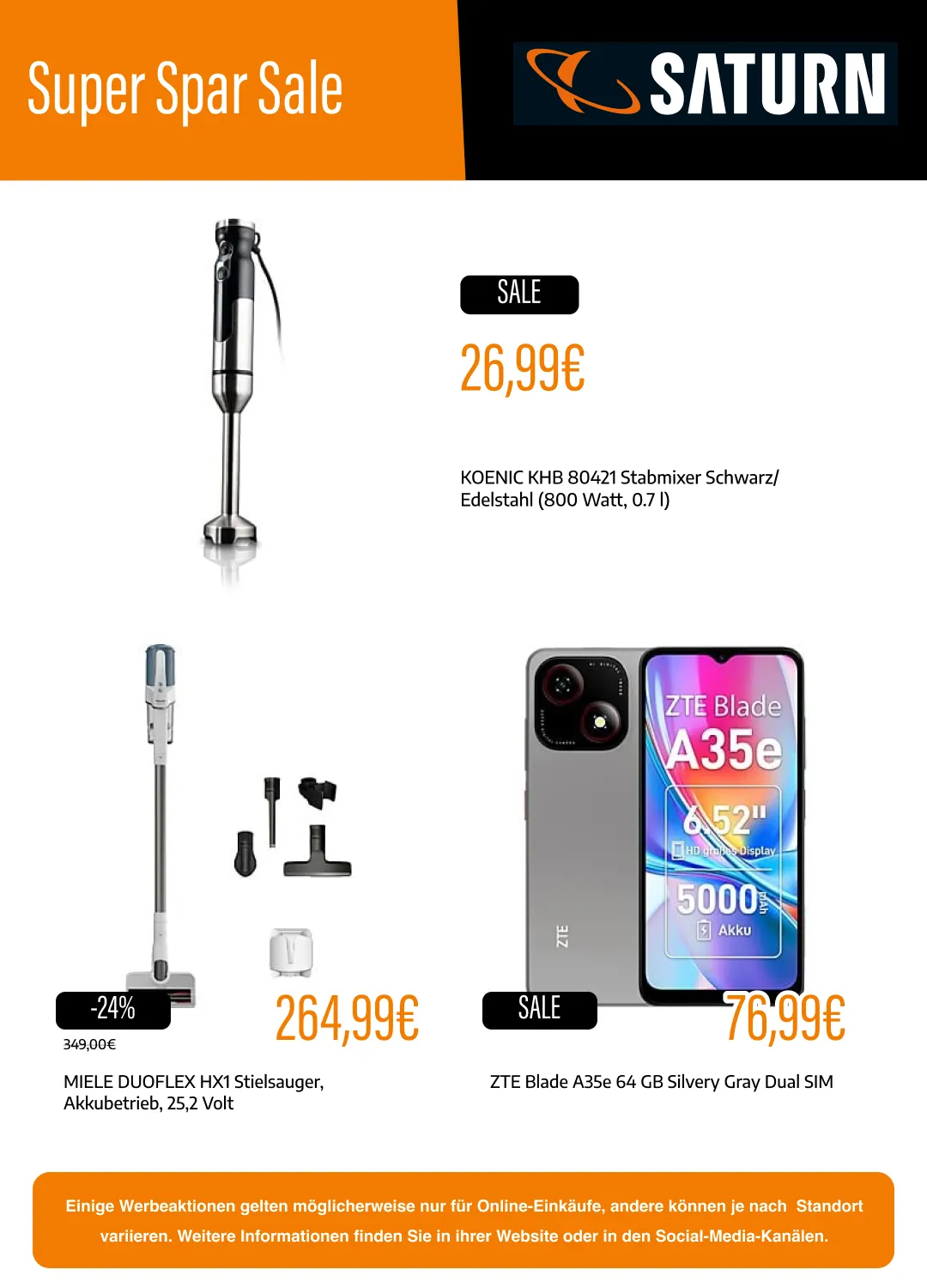  Saturn Angebote von 22. April bis 11. Mai 2026 - Prospekt seite 9