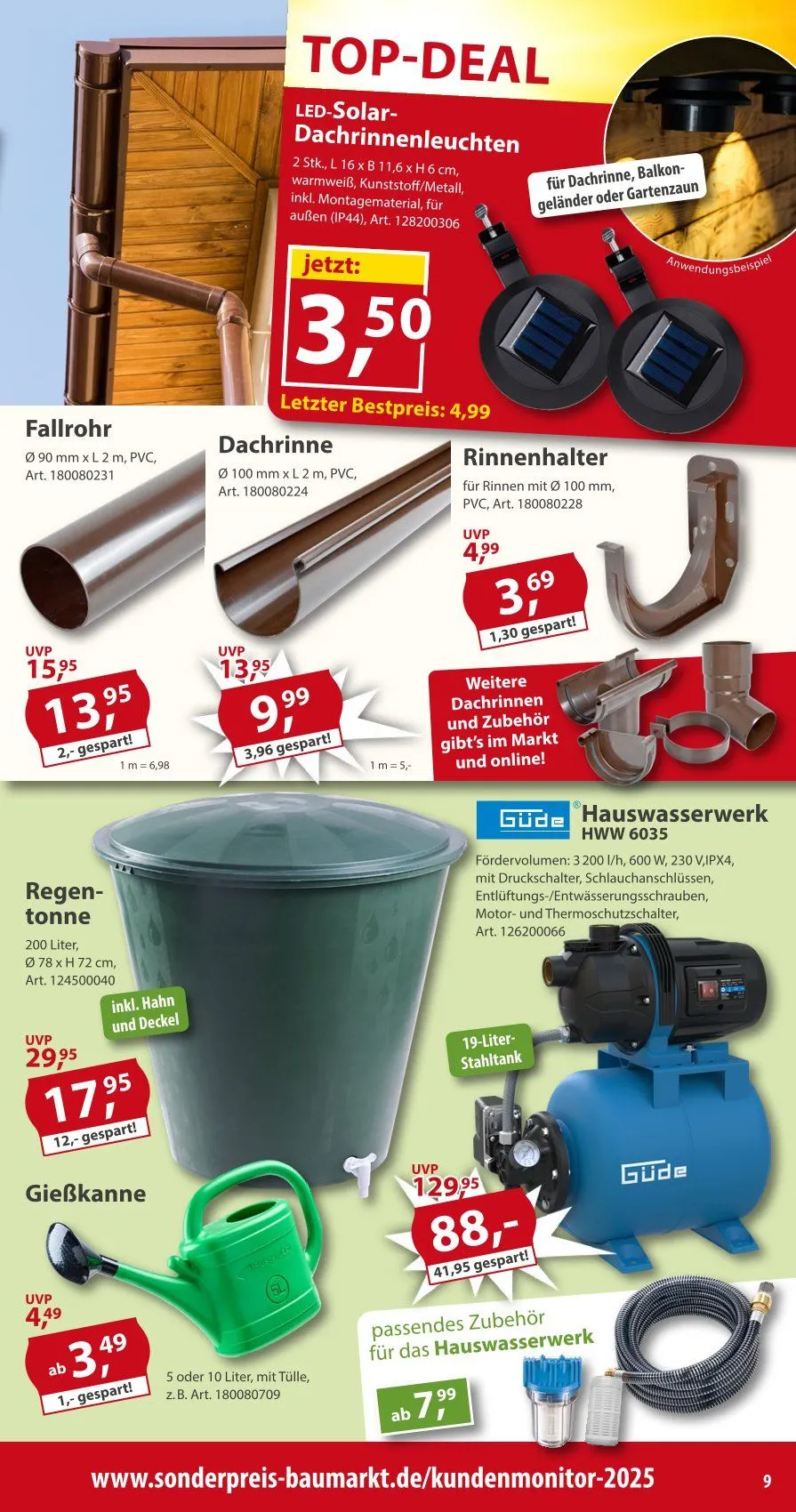  Sonderpreis-Baumarkt Angebote von 28. März bis 4. April 2026 - Prospekt seite 9
