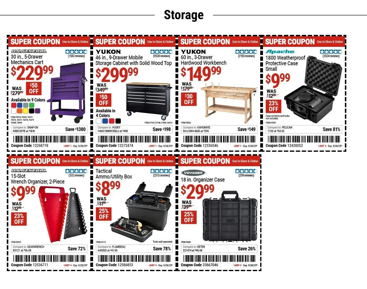 Weekly ad Harbor Freight Sales from September 15 to September 28 2025 - Page 9