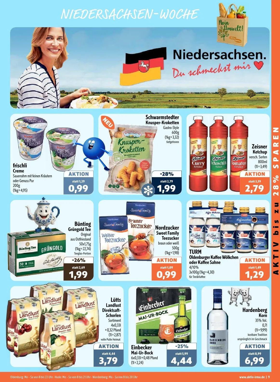 Aktiv Irma Angebote von 13. April bis 18. April 2026 - Prospekt seite 9