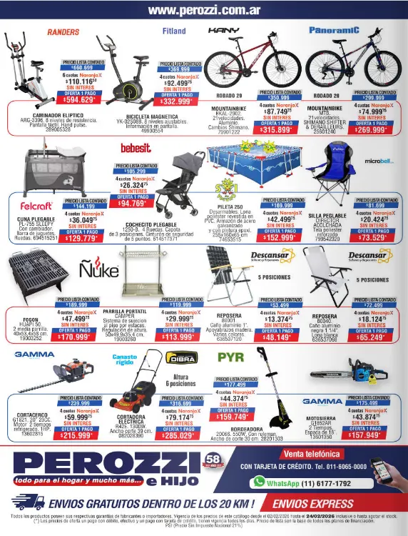 Ofertas de Ofertas Perozzi e Hijo  12 de febrero al 28 de febrero 2026 - Página 9 del catálogo