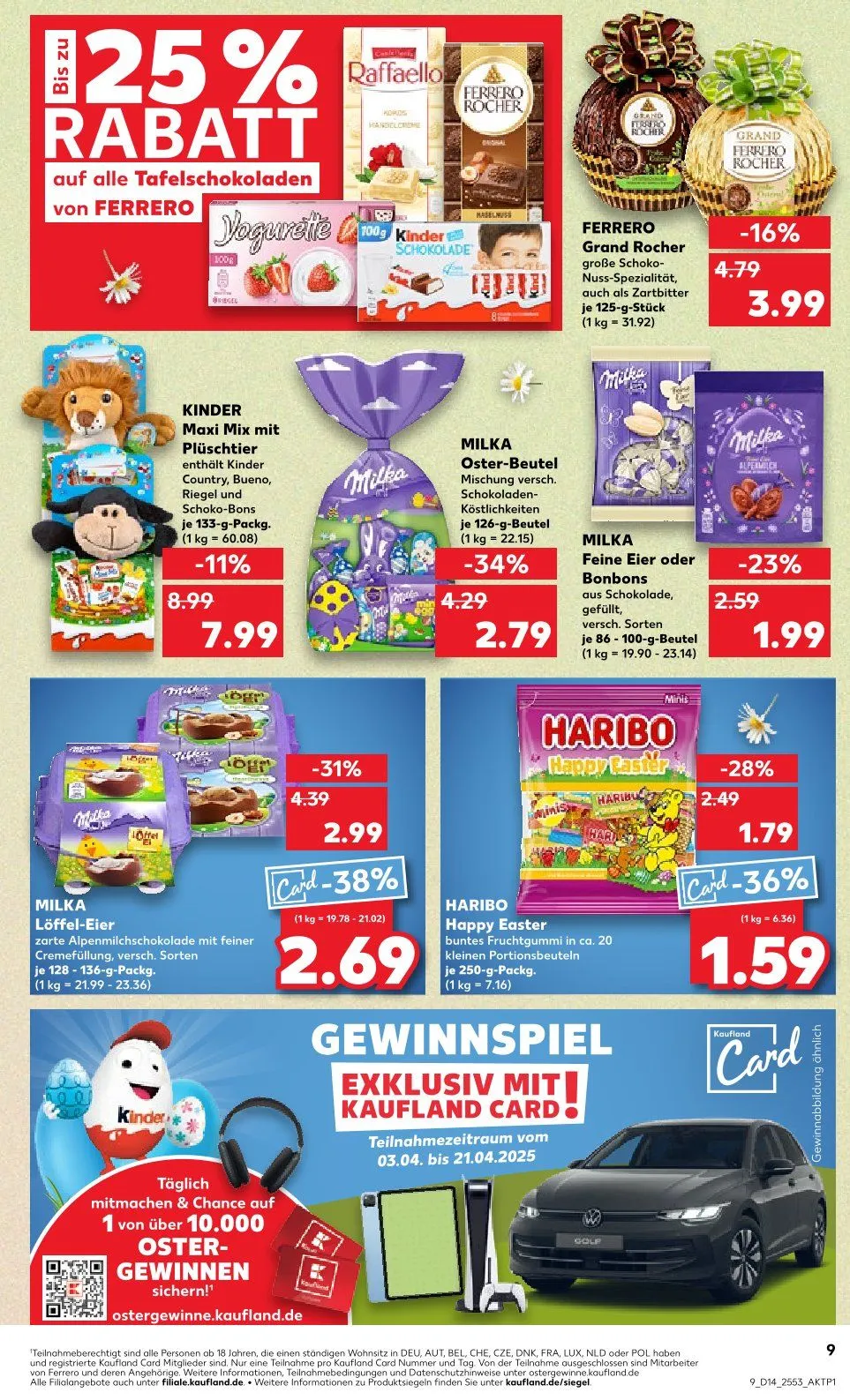 Kaufland Prospekt von 3. April bis 9. April 2025 - Prospekt seite 9