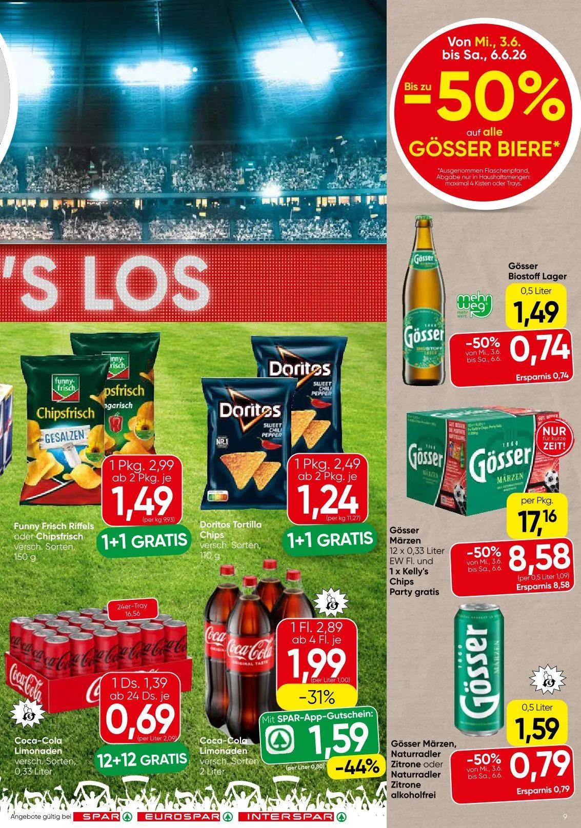  SPAR von 3. Juni bis 17. Juni 2026 - Flugblätt seite  9