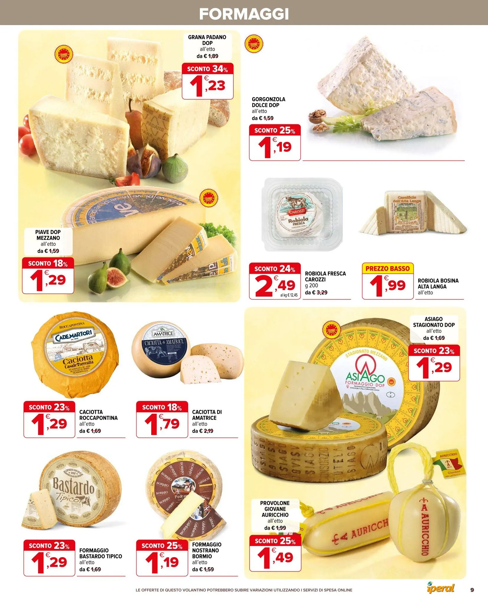 Volantini Iperal da 18 marzo a 24 marzo di 2026 - Pagina del volantino 9