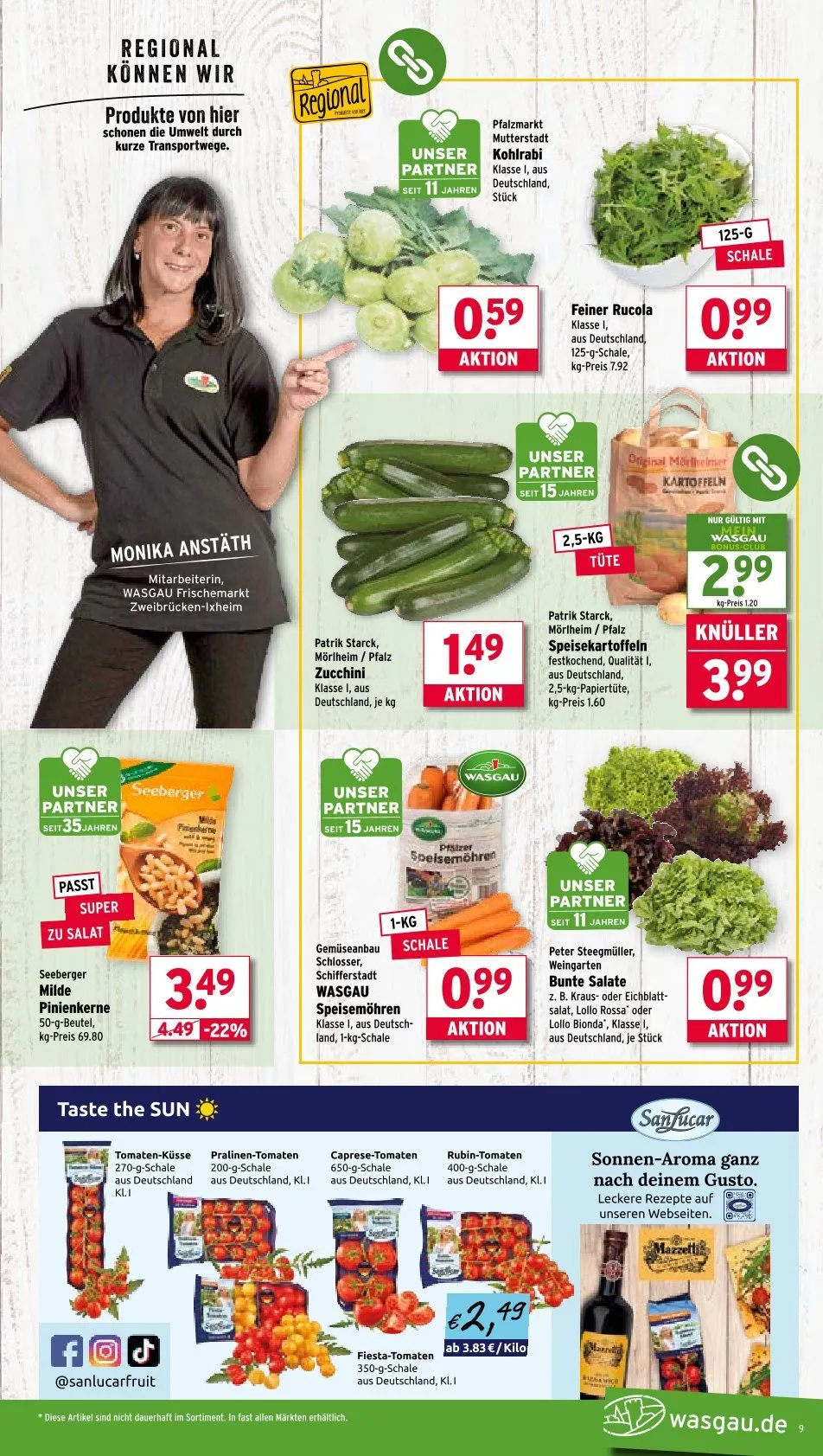 Wasgau Angebote von 25. August bis 30. August 2025 - Prospekt seite 9