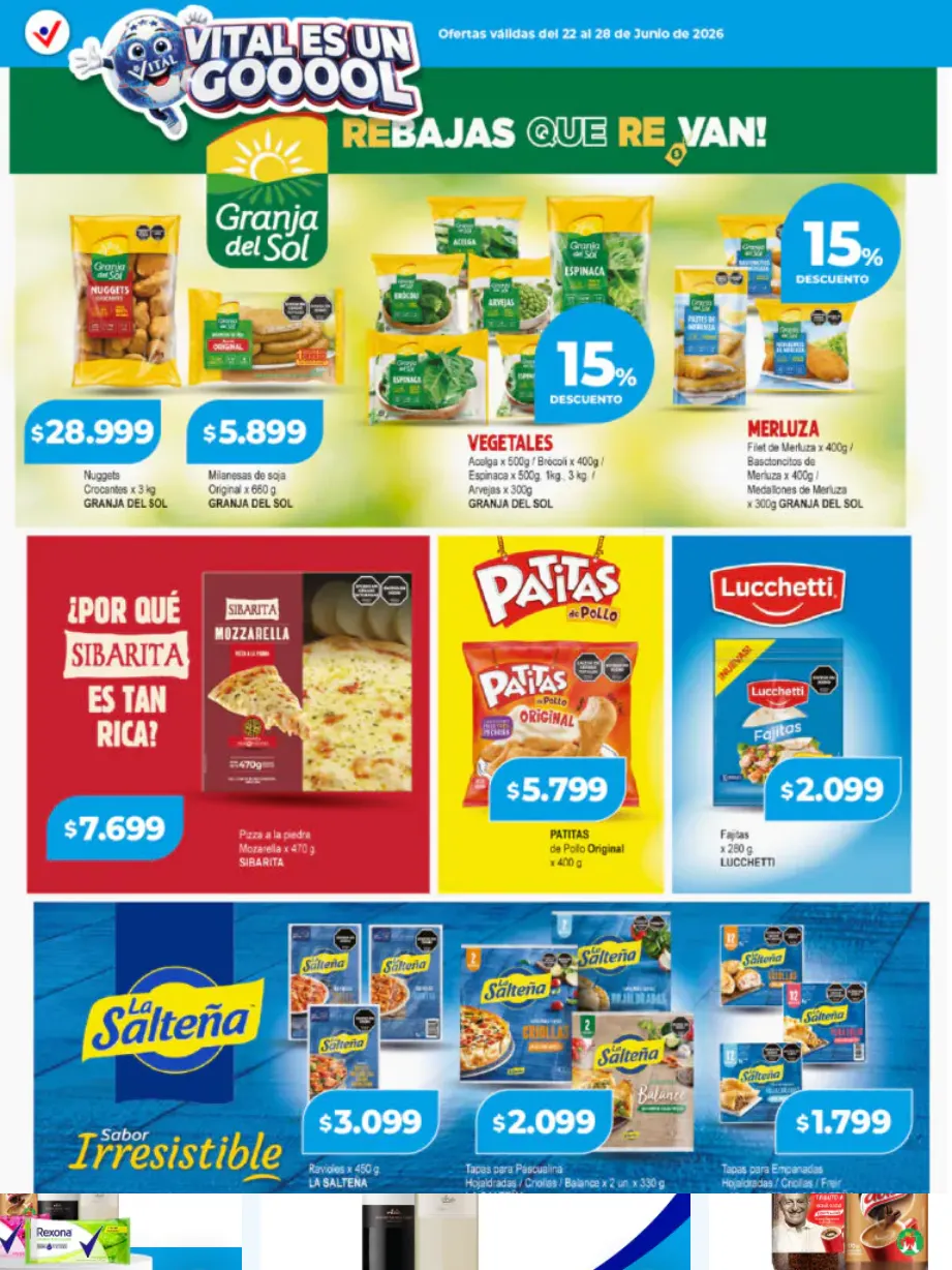 Ofertas de Vital Ofertas 22 de junio al 28 de junio 2026 - Página 9 del catálogo