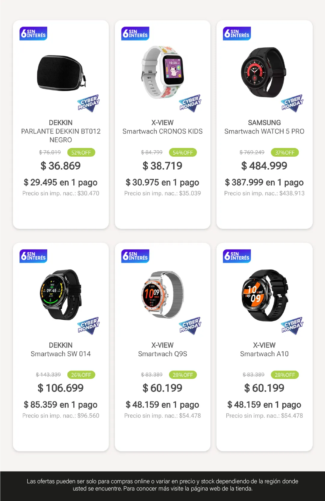 Ofertas de Cyber monday 3 de noviembre al 10 de noviembre 2025 - Página 8 del catálogo