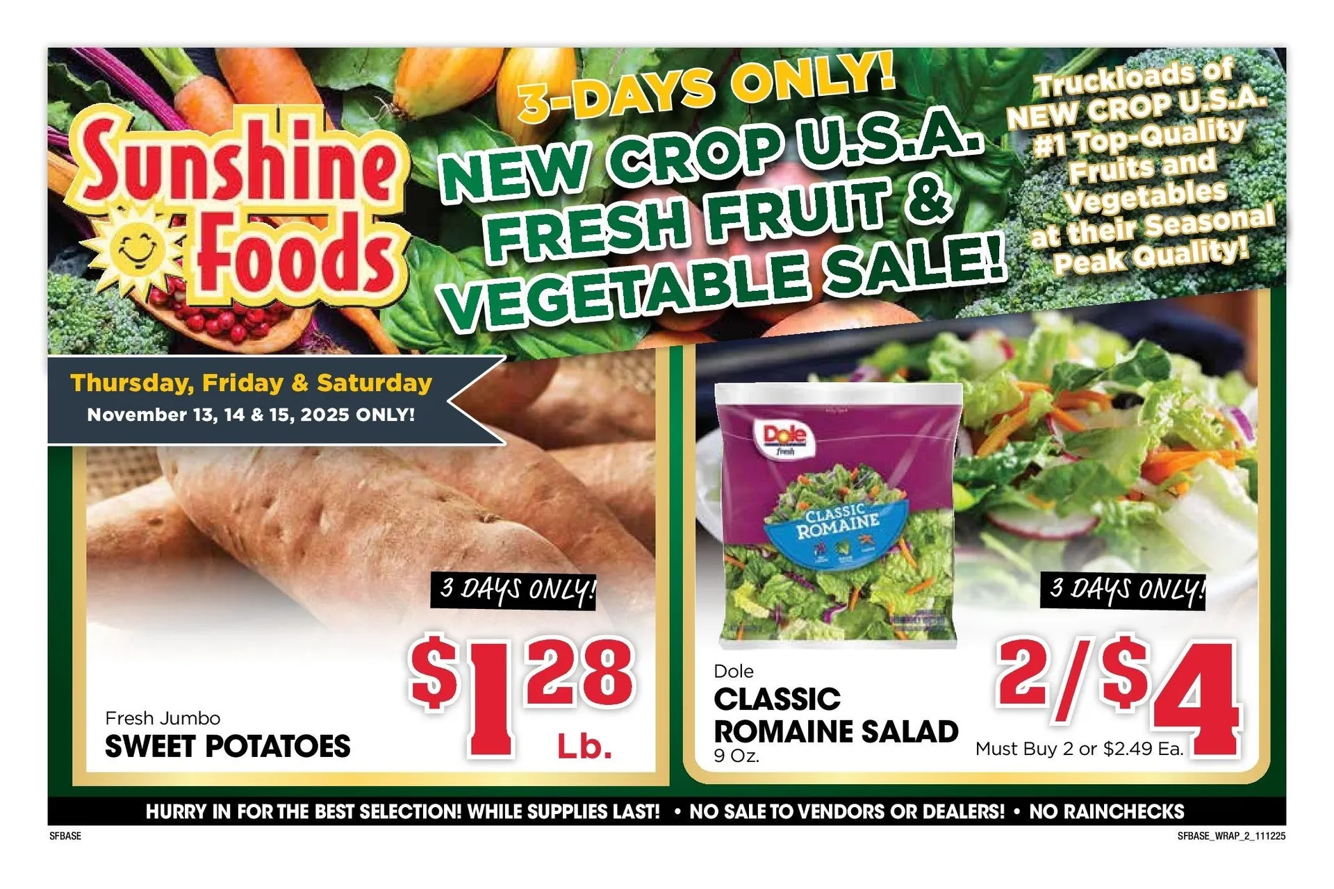 Weekly ad Sunshine Foods Sales from November 12 to November 18 2025 - Page 9