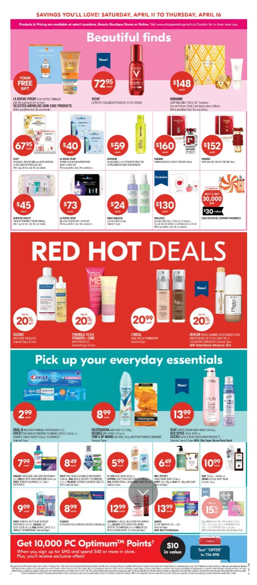  Shoppers Drug Mart Sales from April 11 to April 16 2026 - flyer page 9